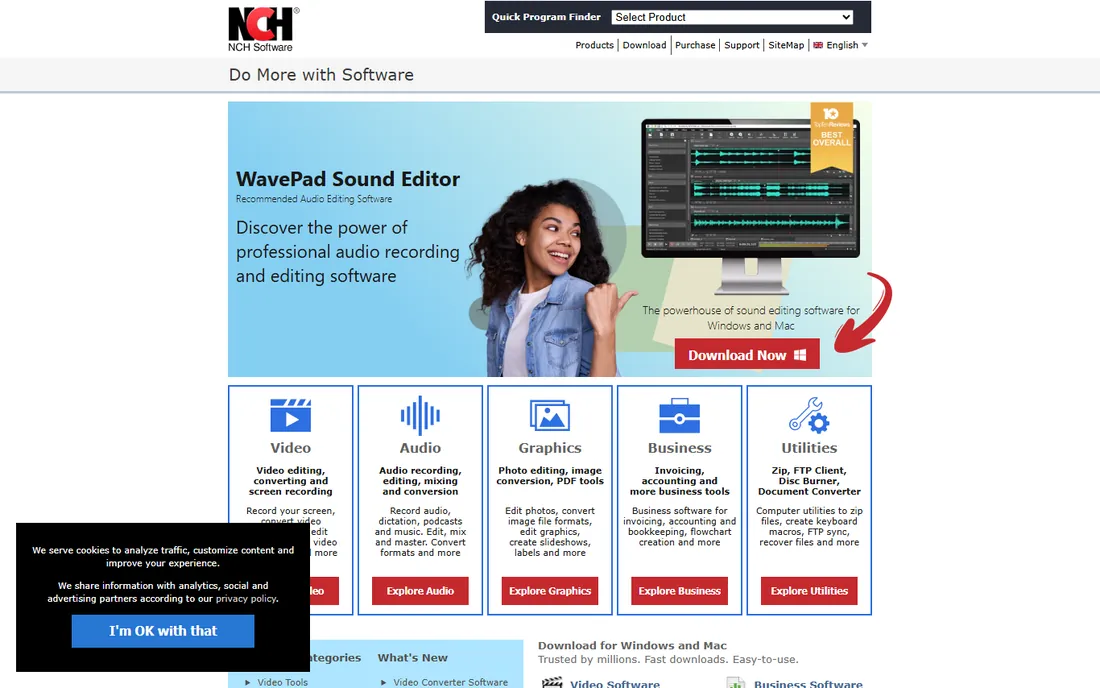 Express Accounts homepage