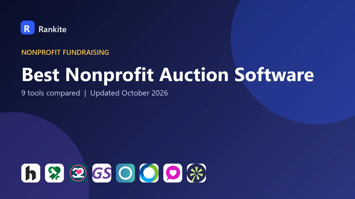 Best Nonprofit Auction Software in 2026: 9 Tools Compared