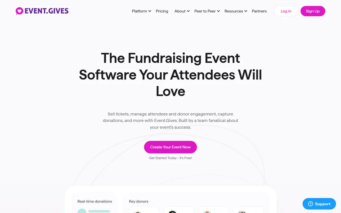 Event.Gives homepage