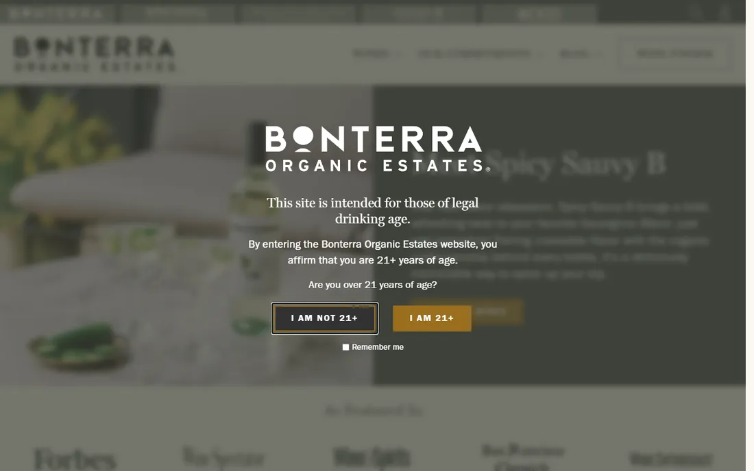 Bonterra homepage