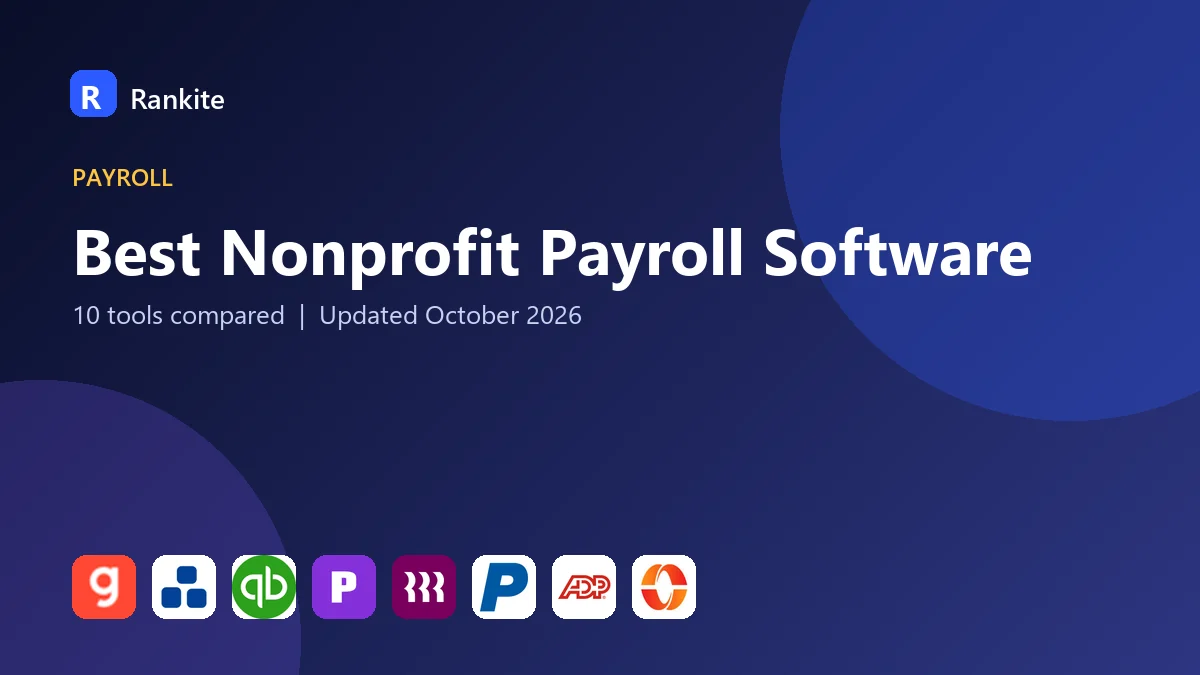 Best Nonprofit Payroll Software in 2026: 10 Tools Compared