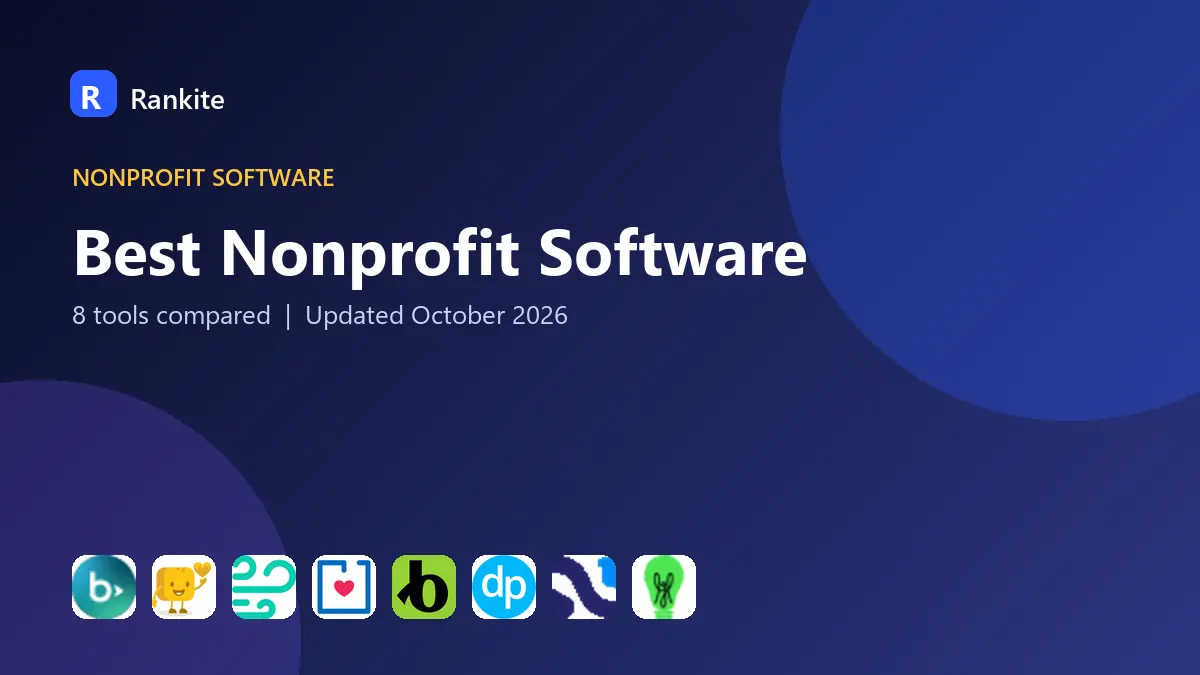 Best Nonprofit Software in 2026: 8 Tools Compared