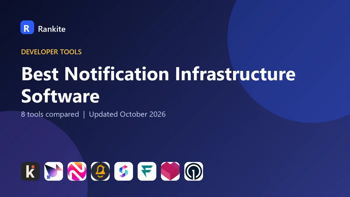 Best Notification Infrastructure Software in 2026: 8 Tools Compared