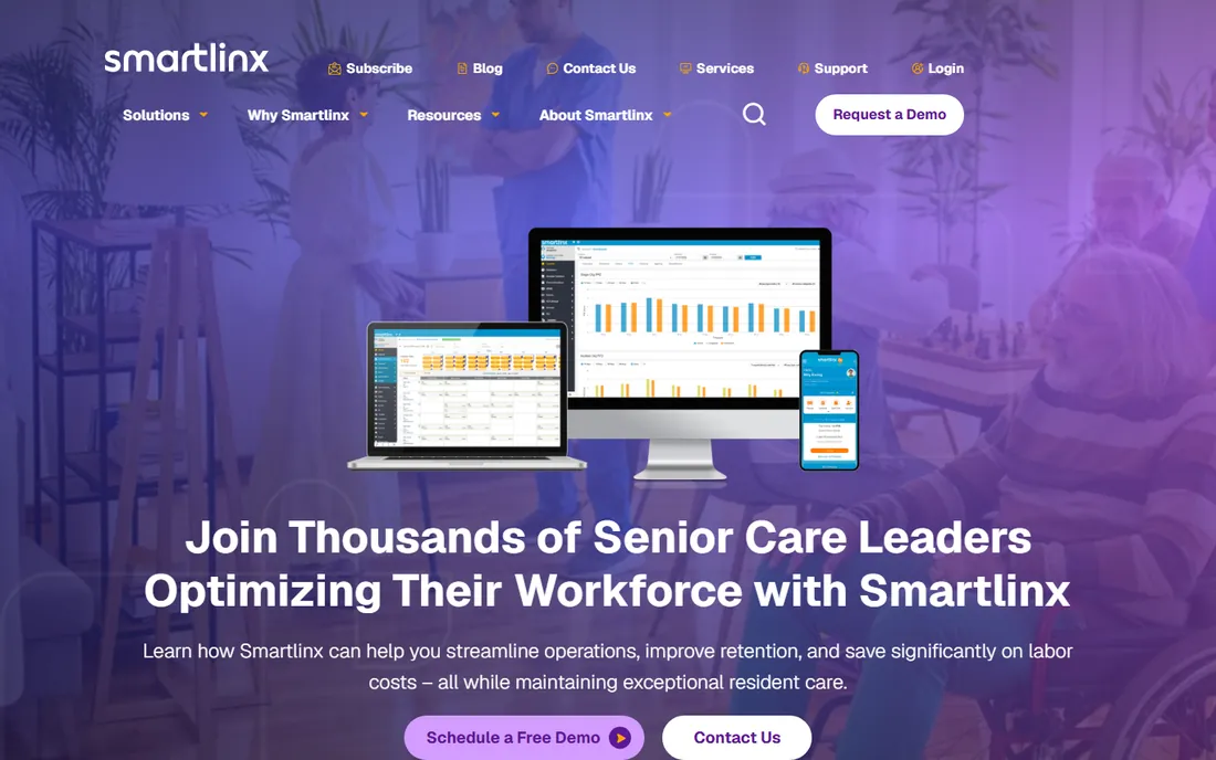 SmartLinx homepage