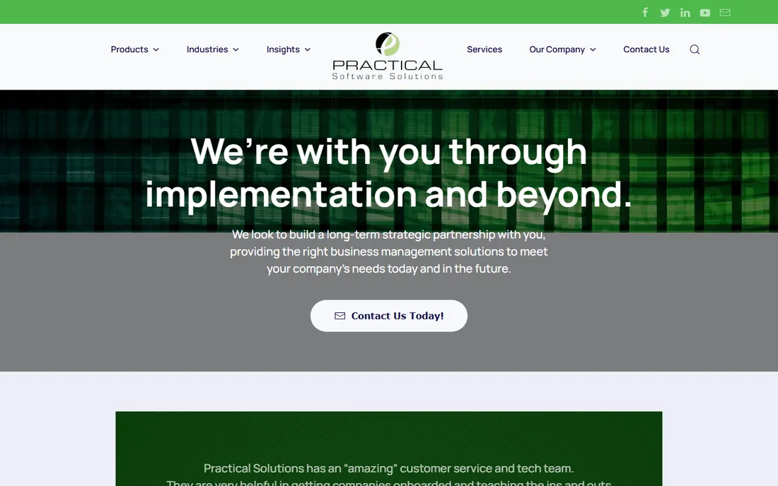 Grower Vertical homepage