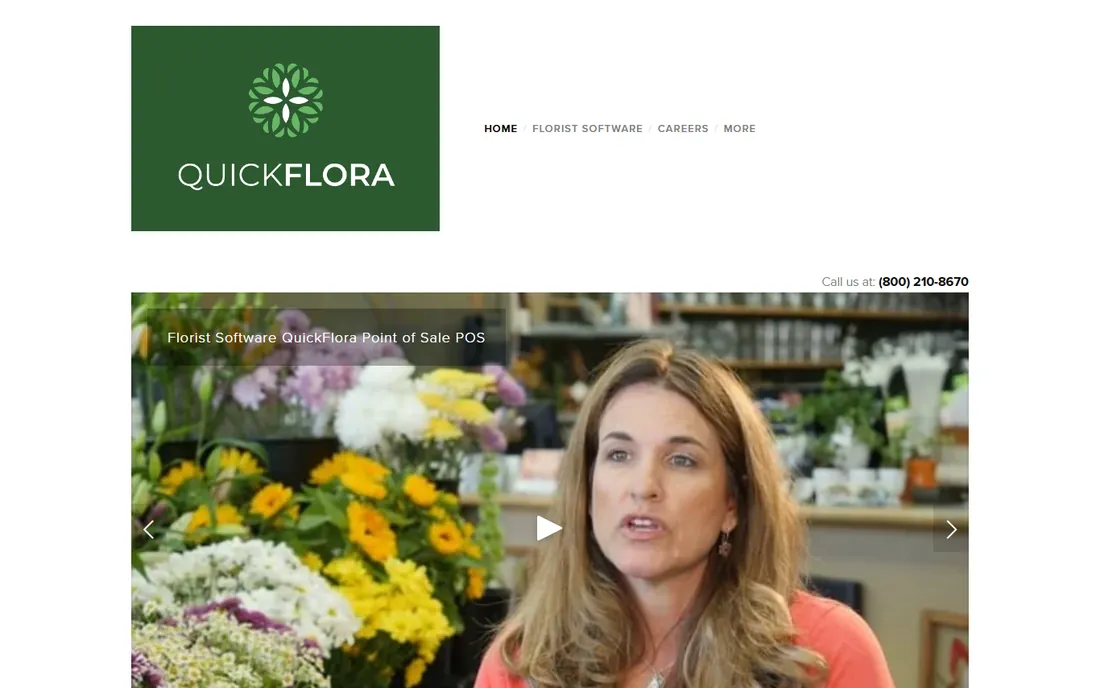 QuickFlora homepage