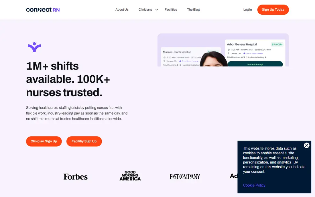 ConnectRN homepage