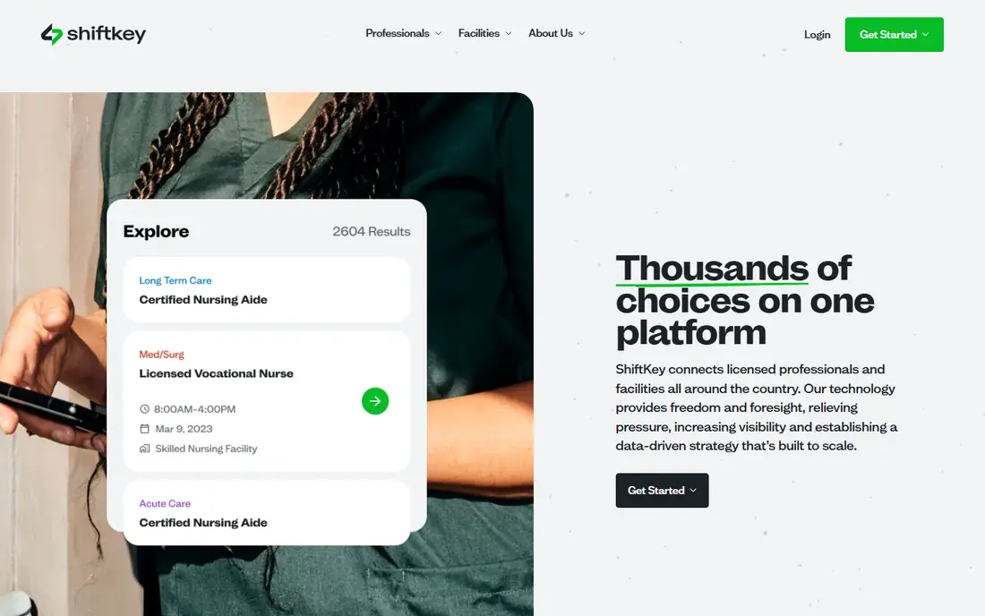 ShiftKey homepage