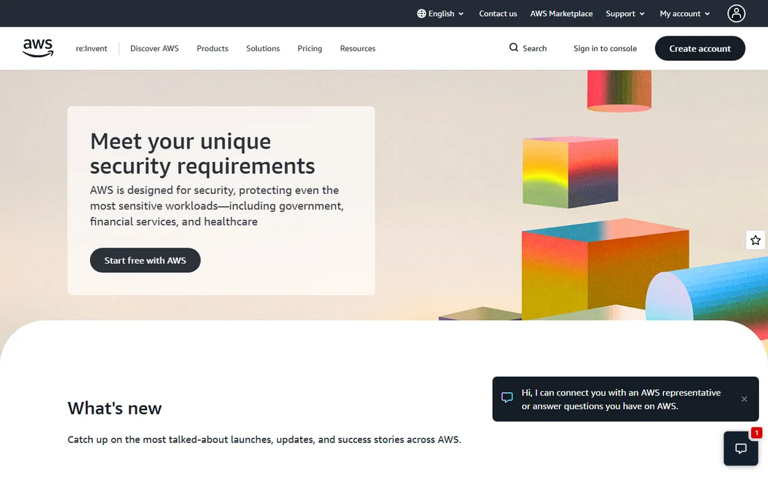 Amazon Textract homepage