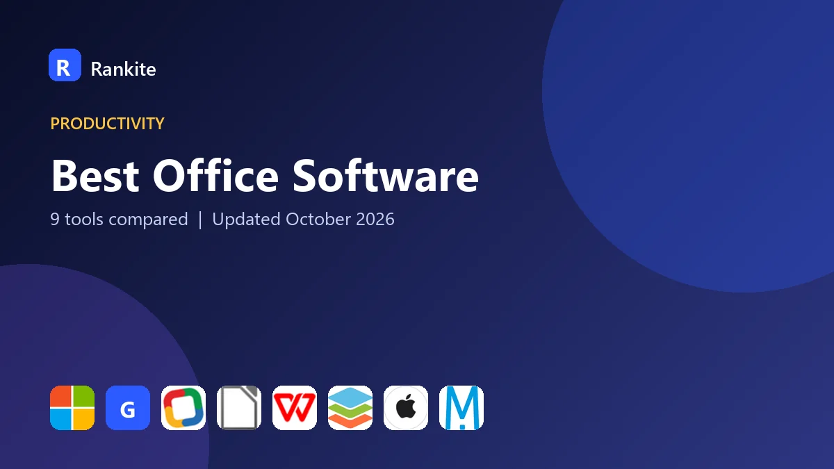 Best Office Software in 2026: 9 Suites Compared