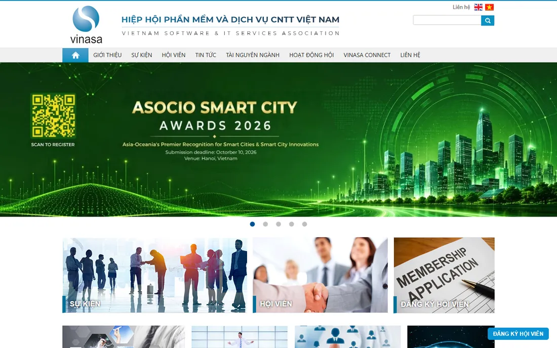 Vietnam homepage