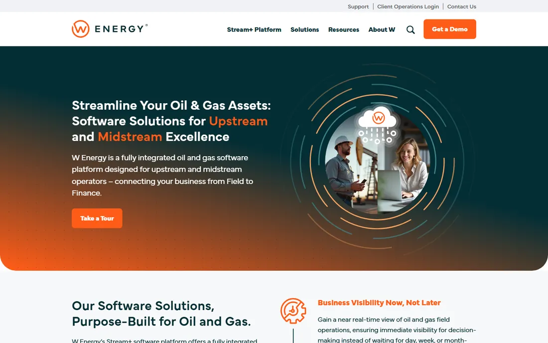 W Energy Software homepage