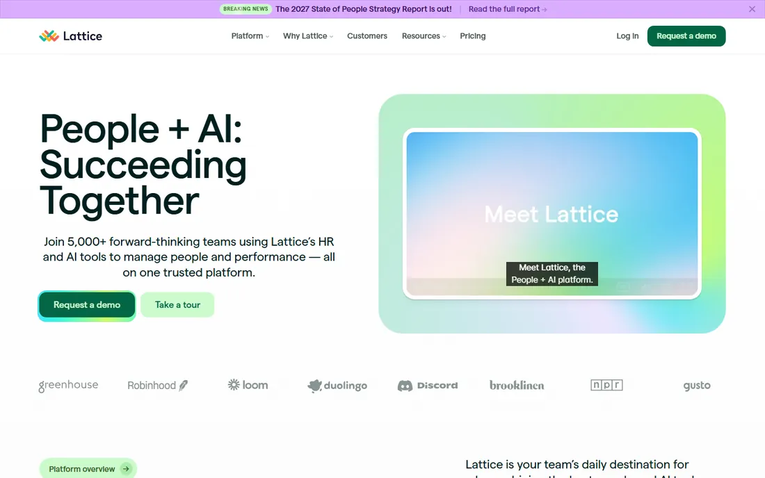 Lattice homepage
