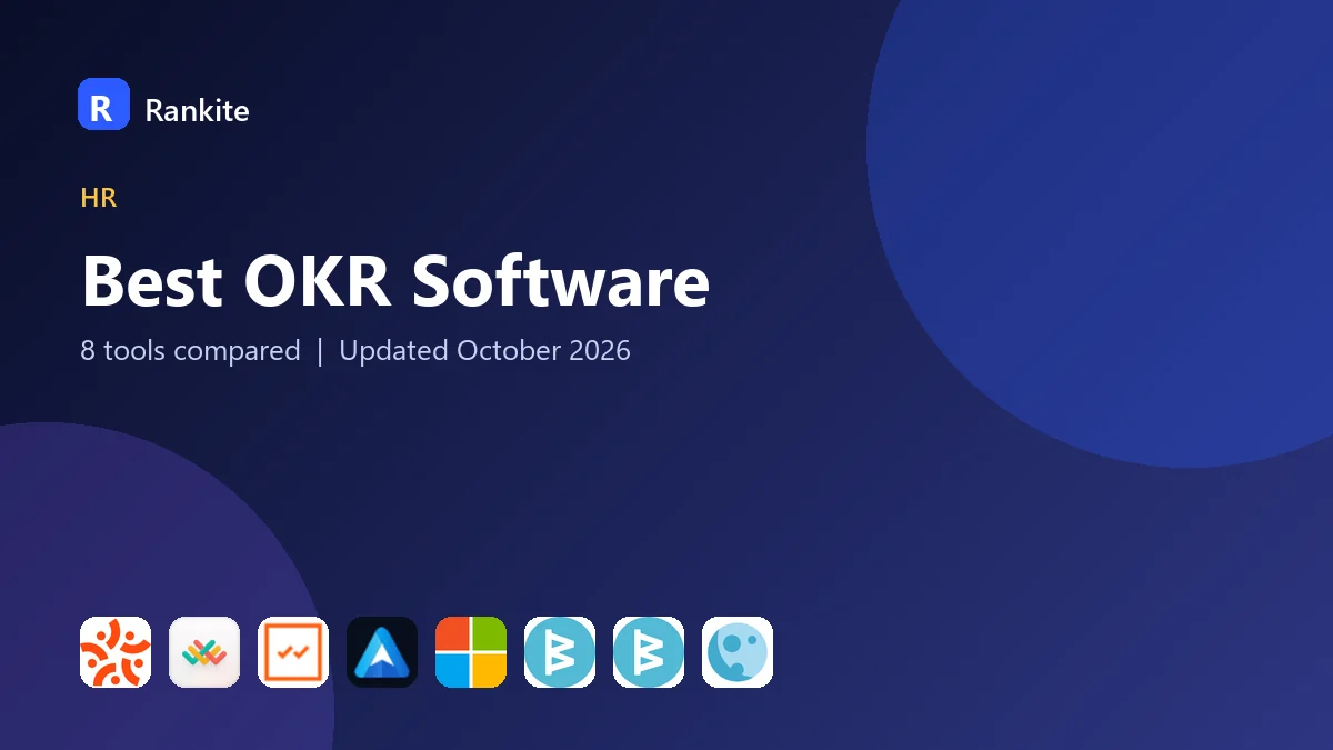Best OKR Software in 2026: 8 Tools Compared