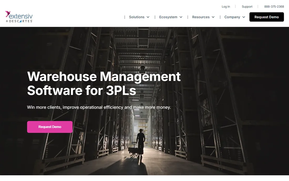 Extensiv homepage