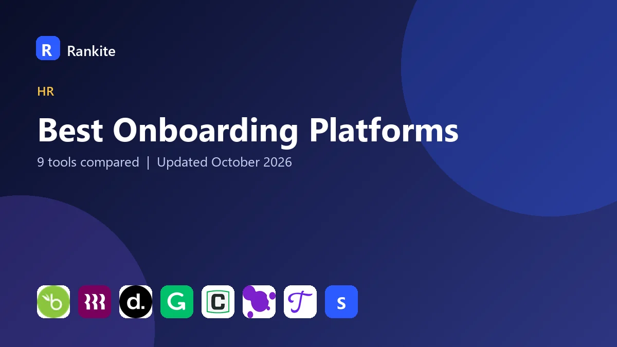 Best Onboarding Platforms in 2026: 9 Tools Compared