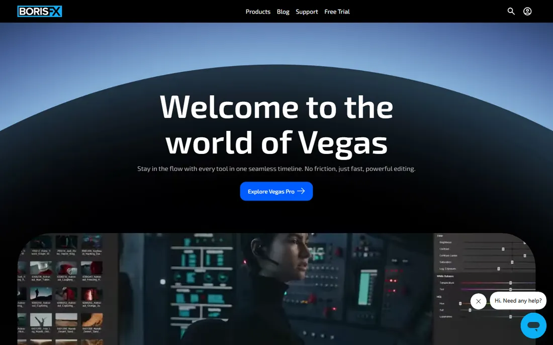 VEGAS Pro homepage