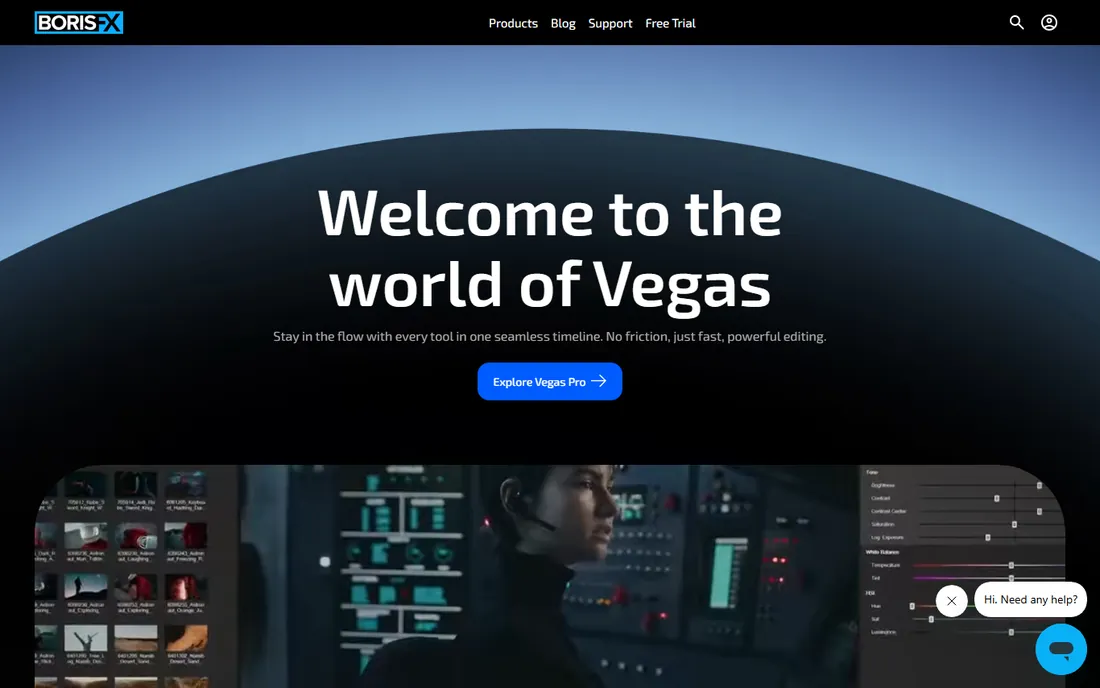VEGAS Pro homepage