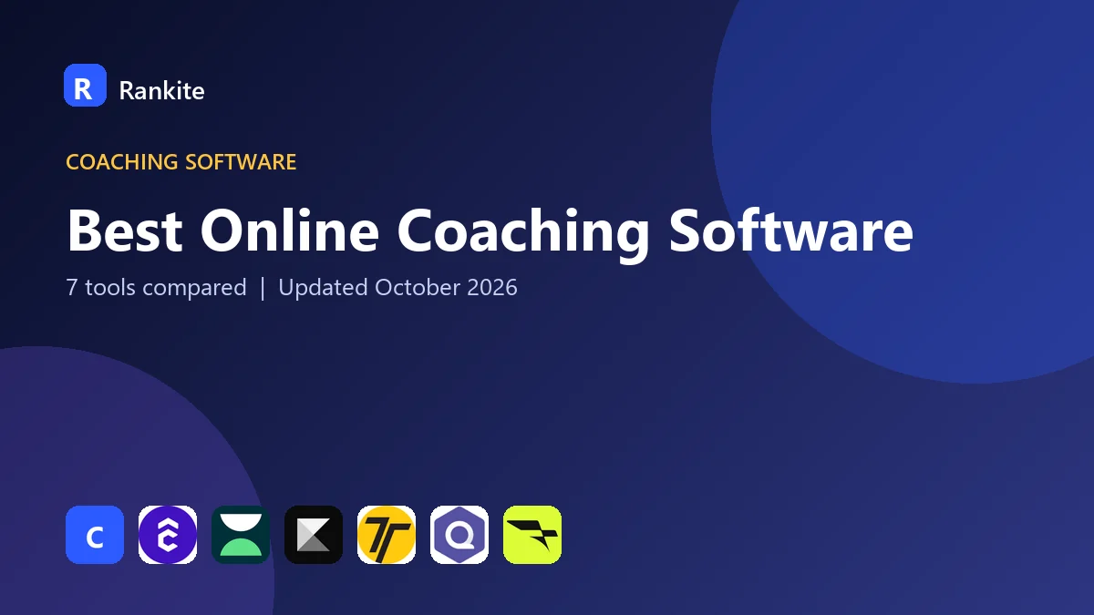 Best Online Coaching Software: 7 Tools Compared