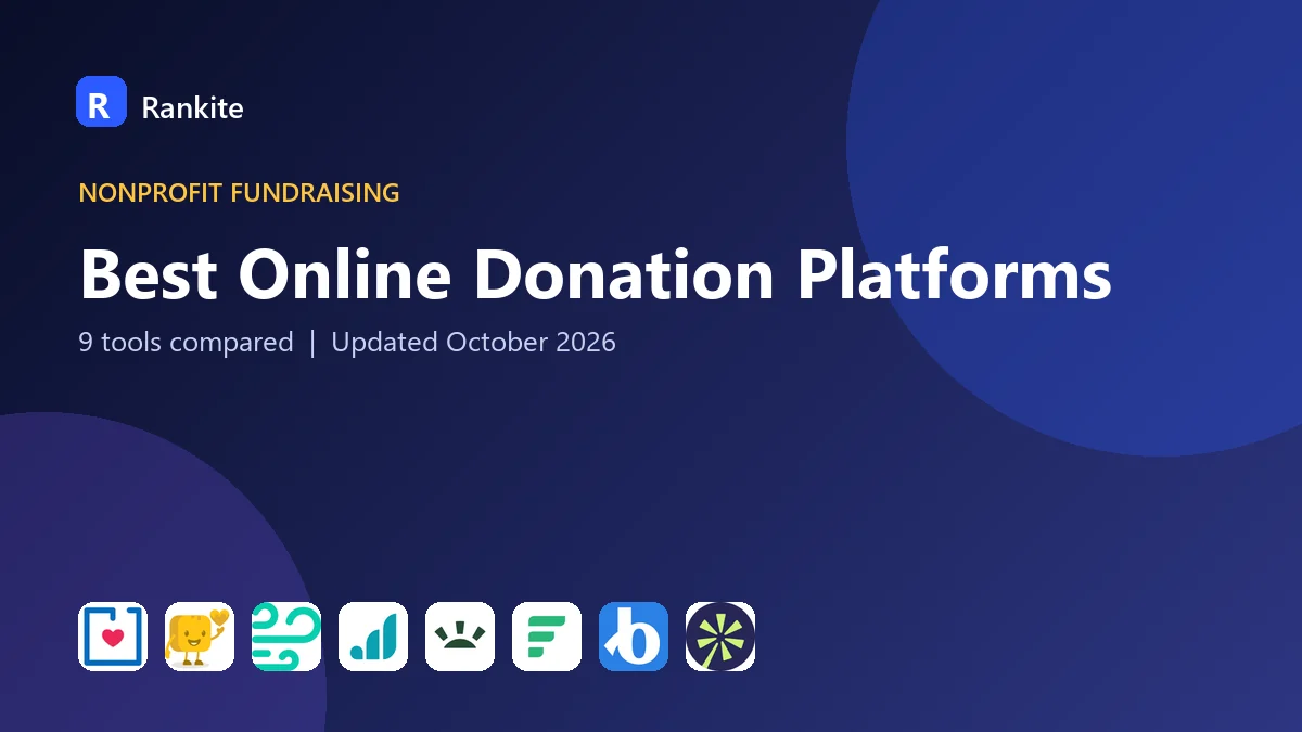 Best Online Donation Platforms in 2026: 9 Tools Compared