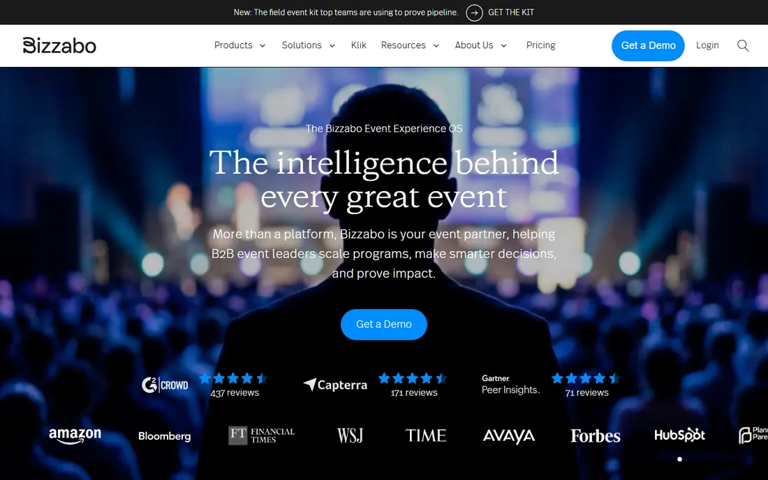 Bizzabo homepage