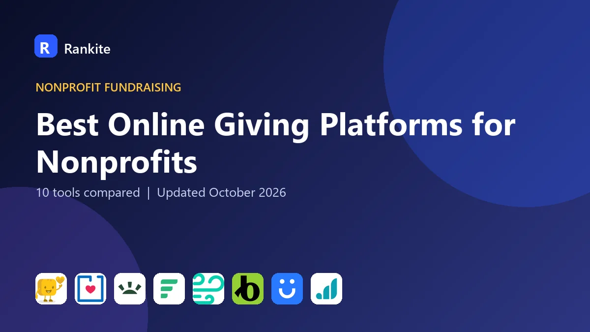 Best Online Giving Platforms for Nonprofits in 2026: 10 Tools Compared