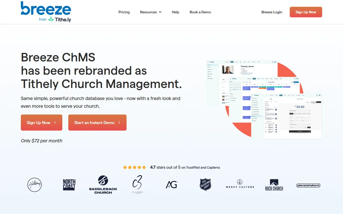 Breeze homepage