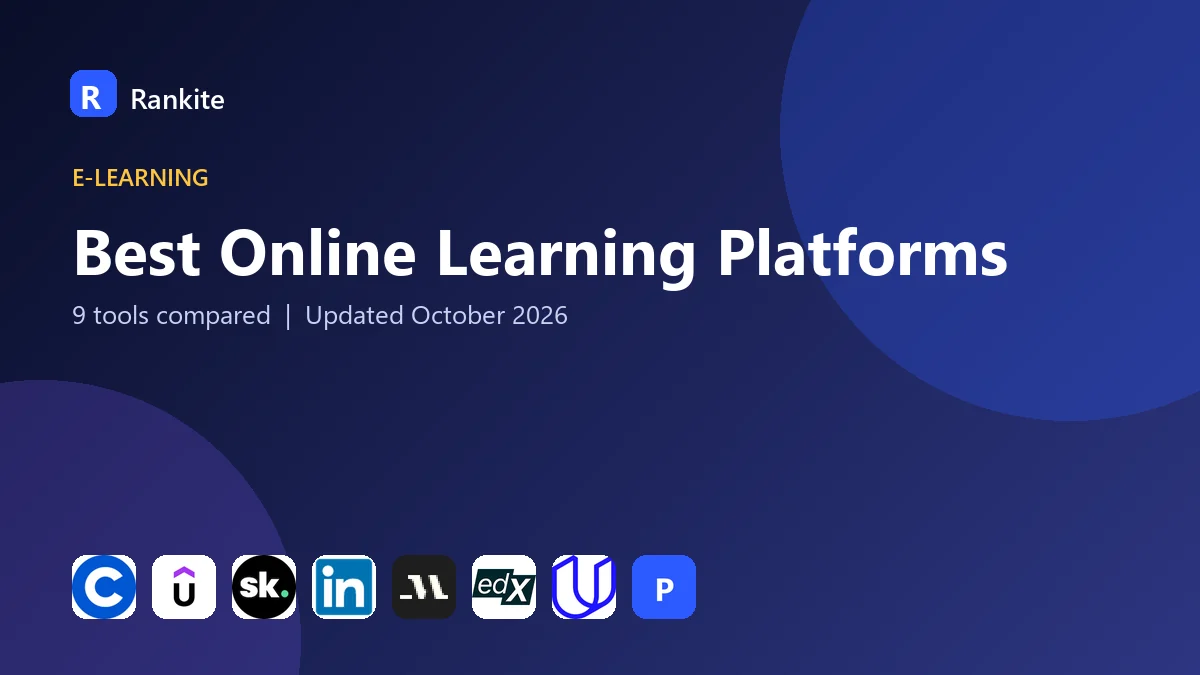 Best Online Learning Platforms in 2026: 9 Tools Compared