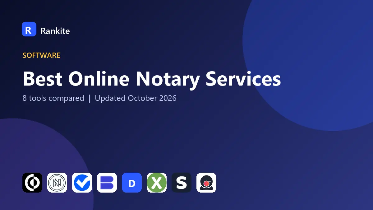 Best Online Notary Services in 2026: 8 Services Compared