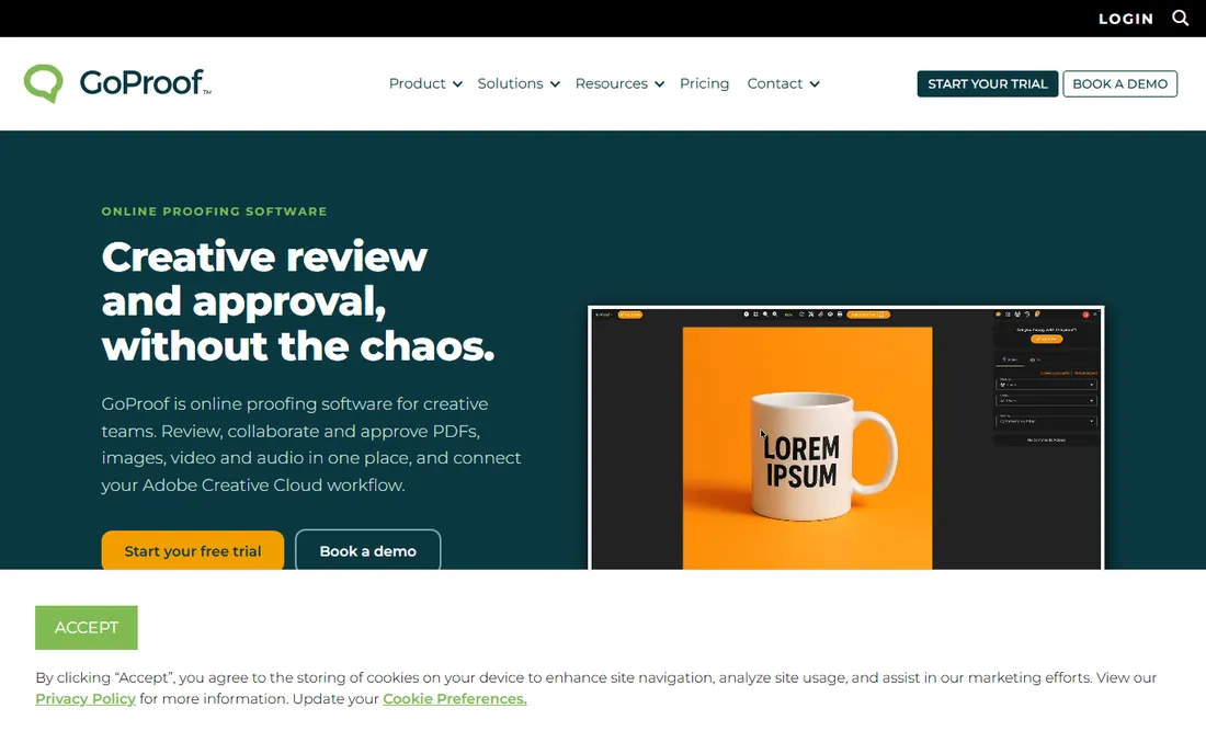GoProof homepage