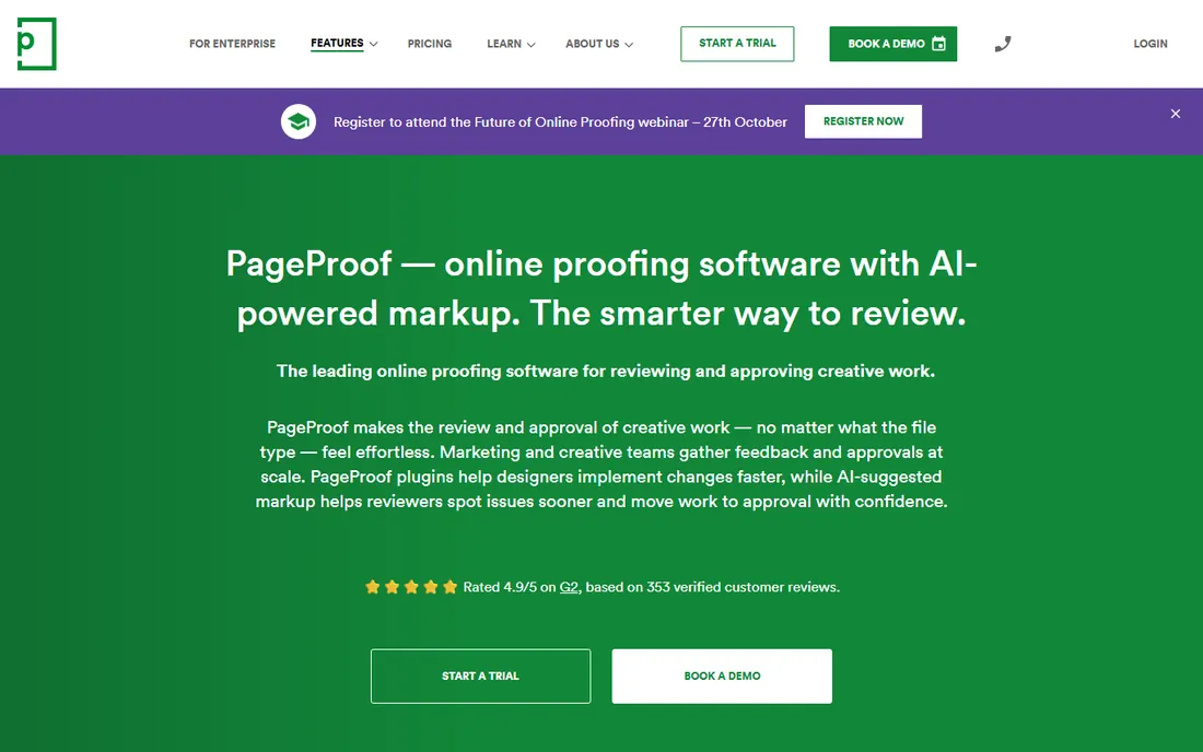 PageProof homepage