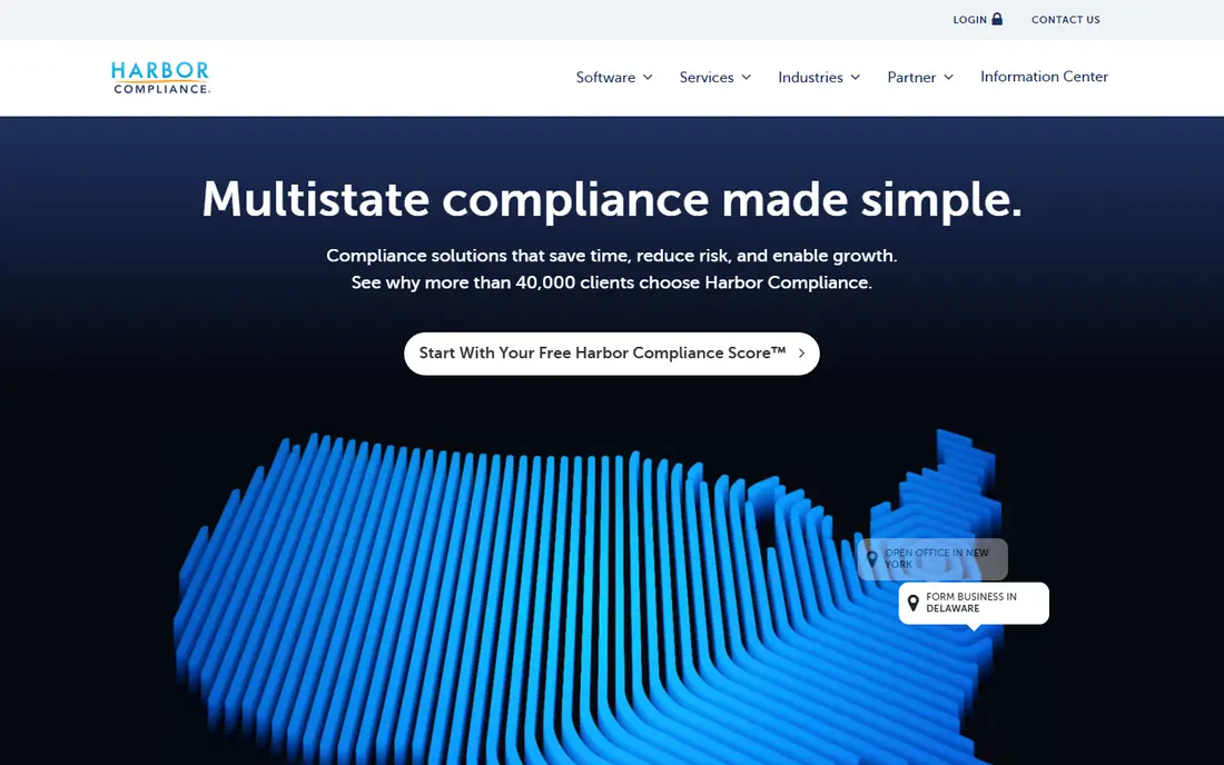 Harbor Compliance homepage