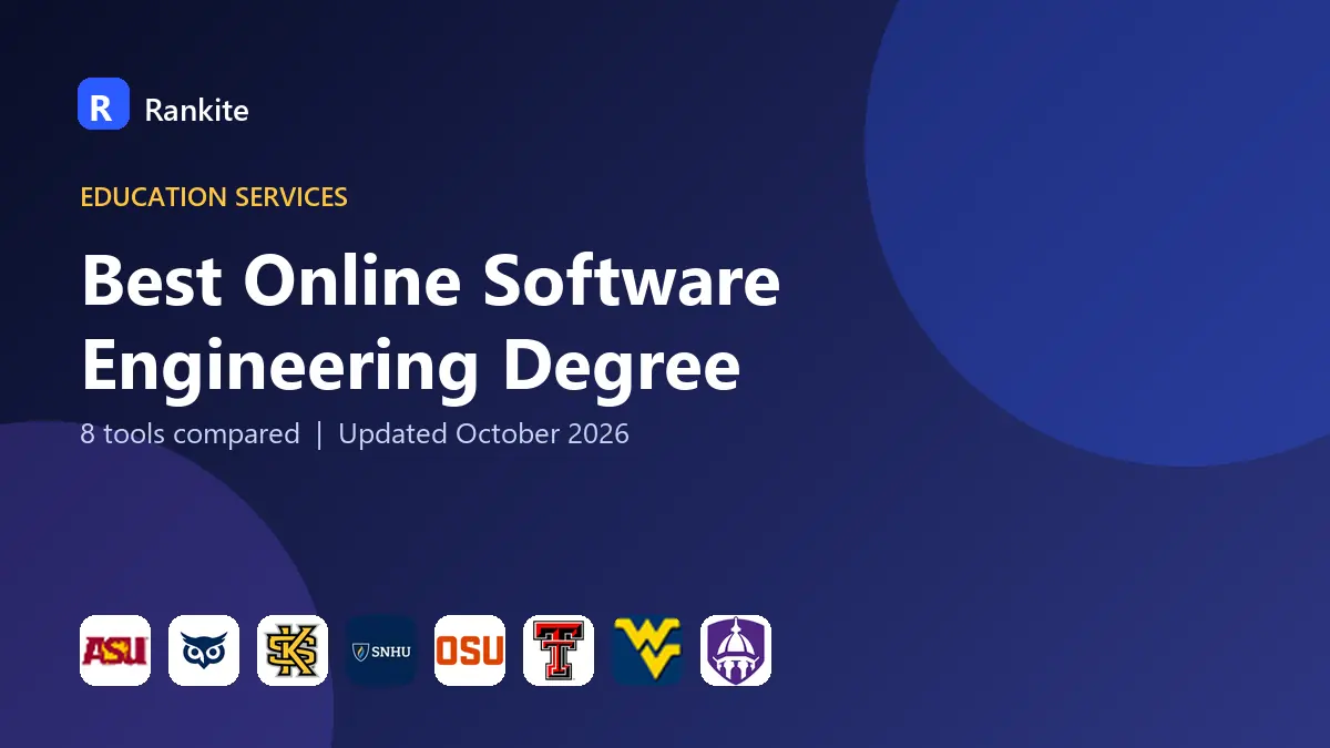 Best Online Software Engineering Degree in 2026: 8 Tools Compared