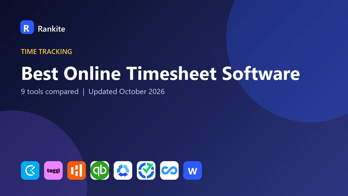 Best Online Timesheet Software in 2026: 9 Tools Compared