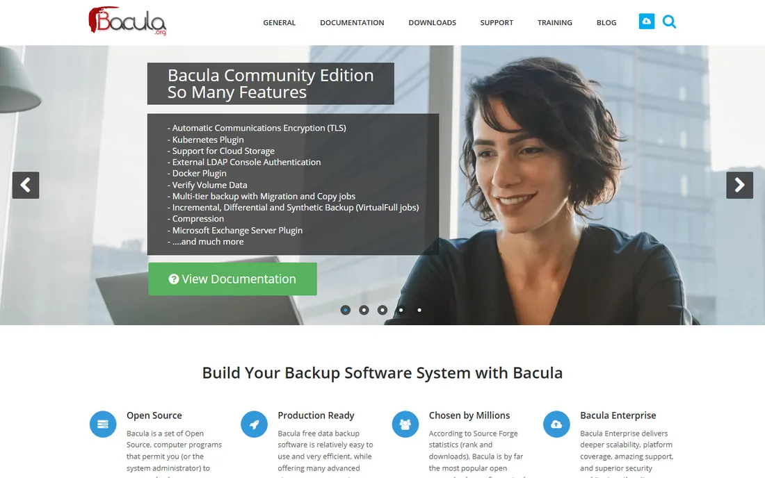 Bacula homepage