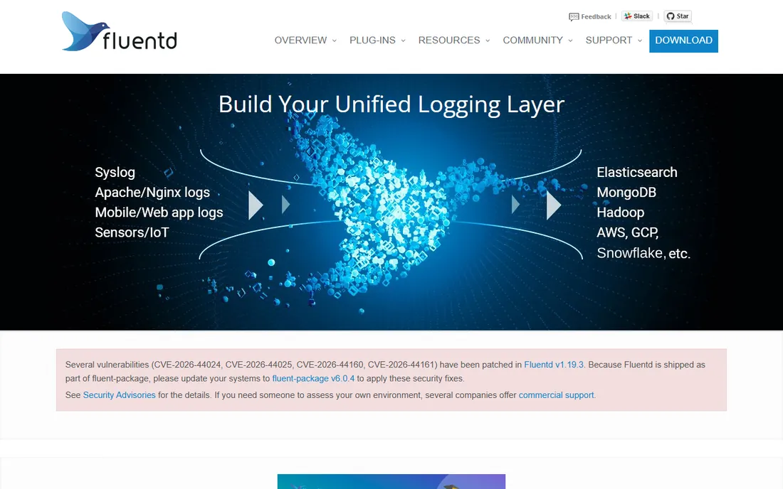 Fluentd homepage