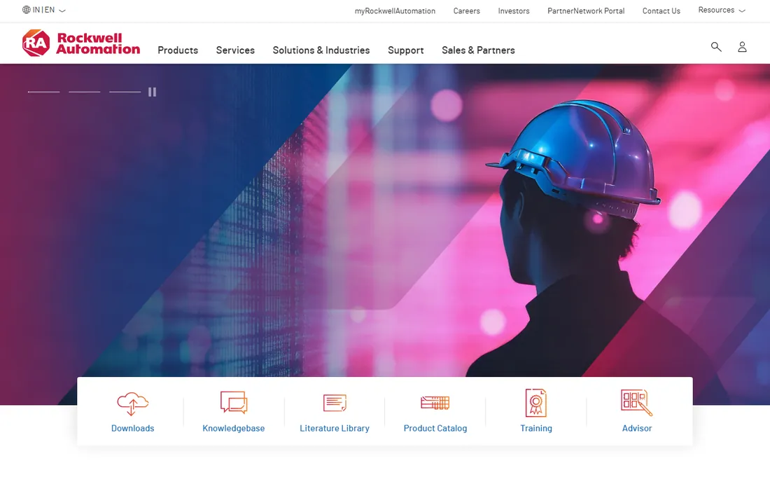 Rockwell Automation (FactoryTalk) homepage