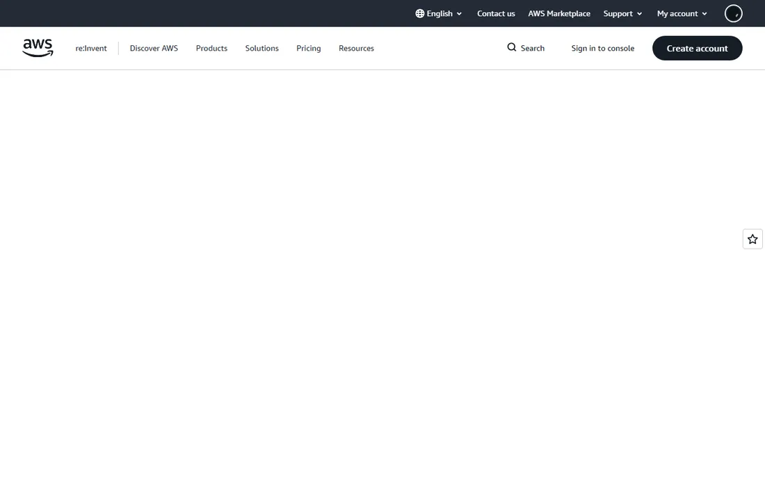 Amazon Textract homepage