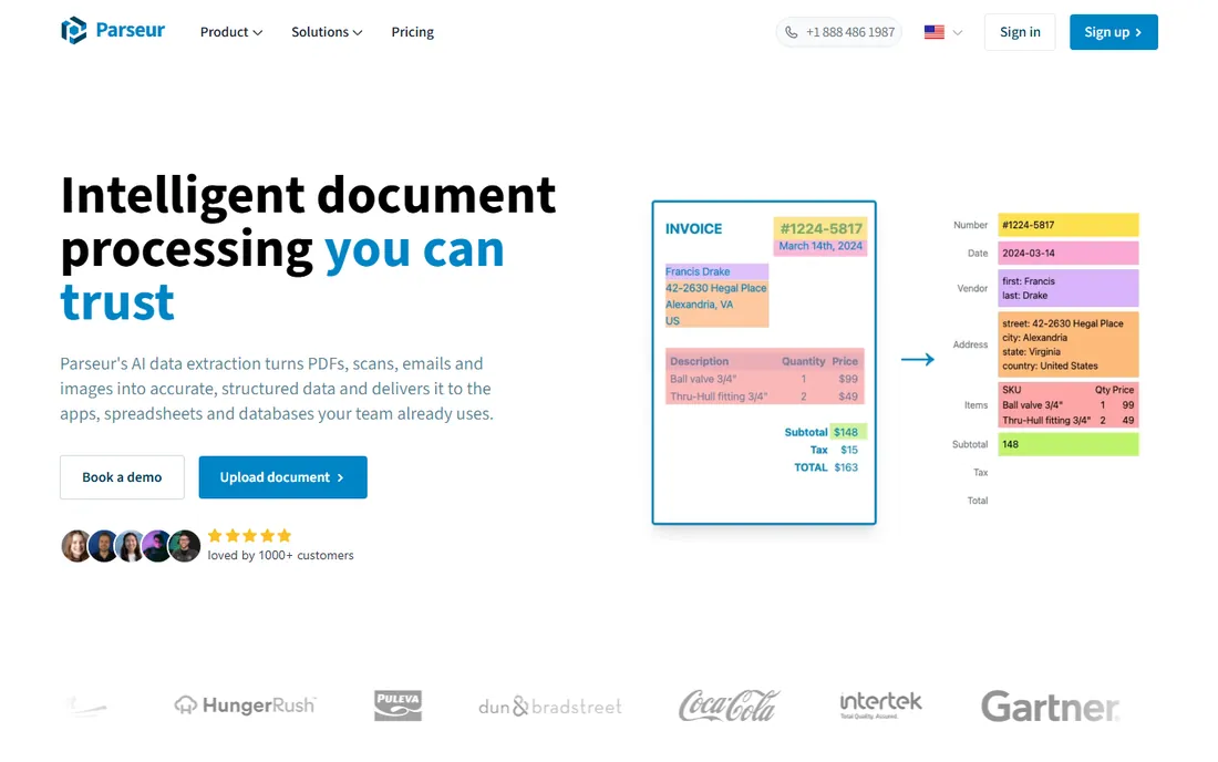 Parseur homepage