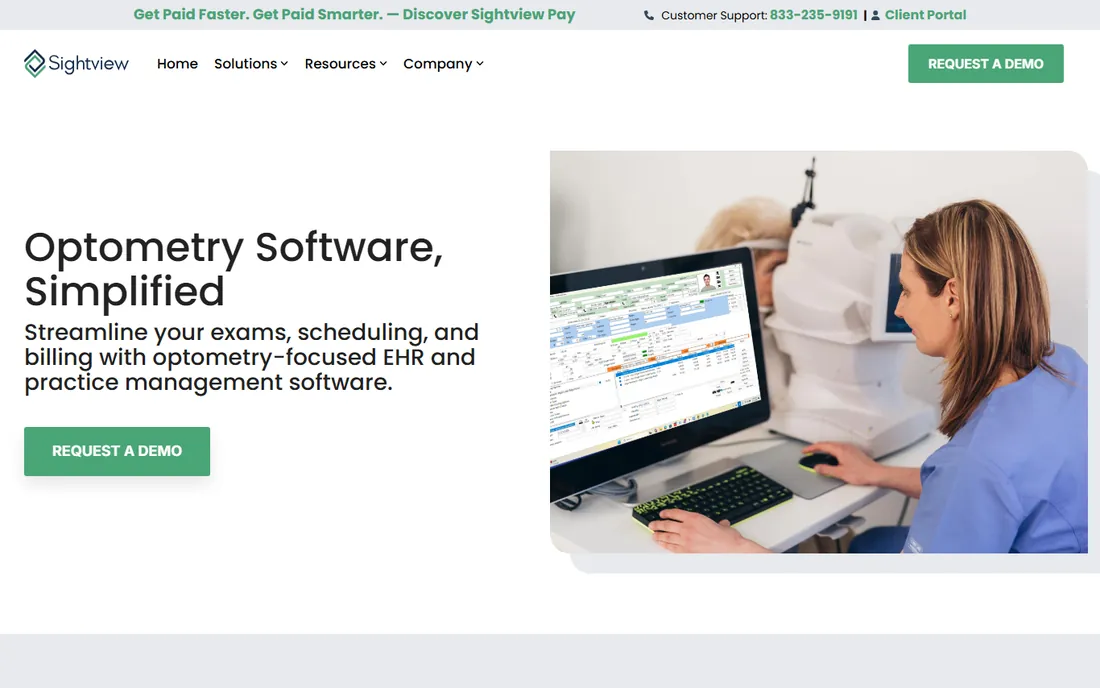 My Vision Express homepage
