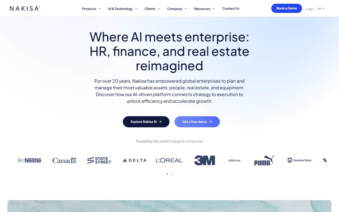 Nakisa homepage