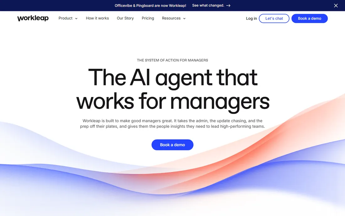 Workleap Pingboard homepage