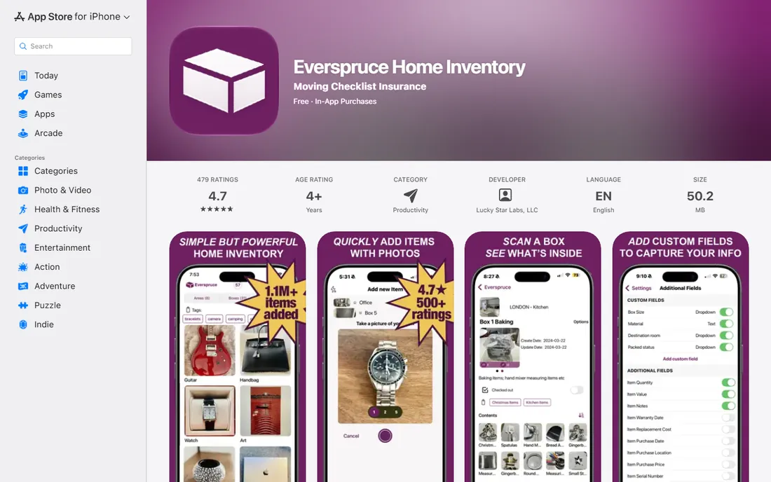 Everspruce homepage