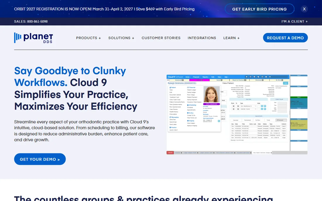 Cloud 9 homepage