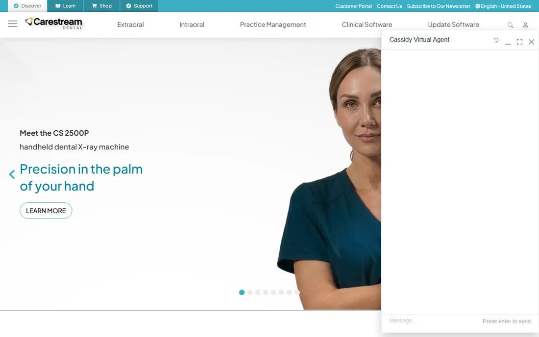 CS OrthoTrac homepage