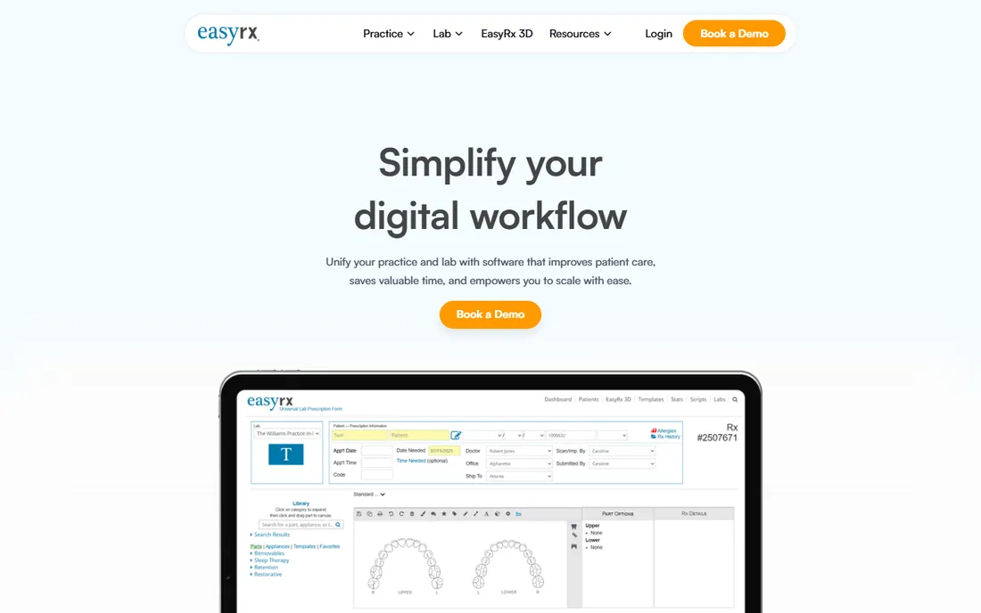 EasyRx homepage
