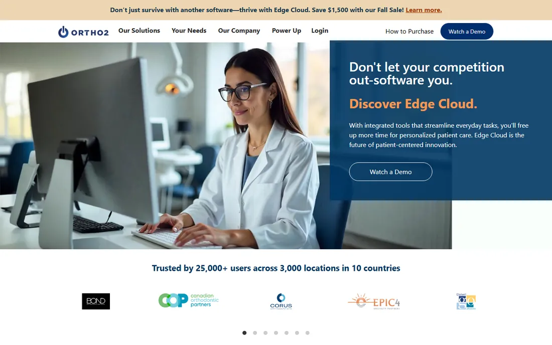Ortho2 Edge Cloud homepage