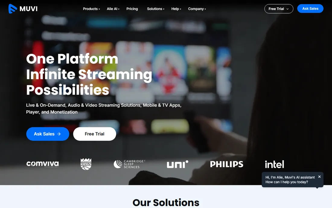 Muvi homepage