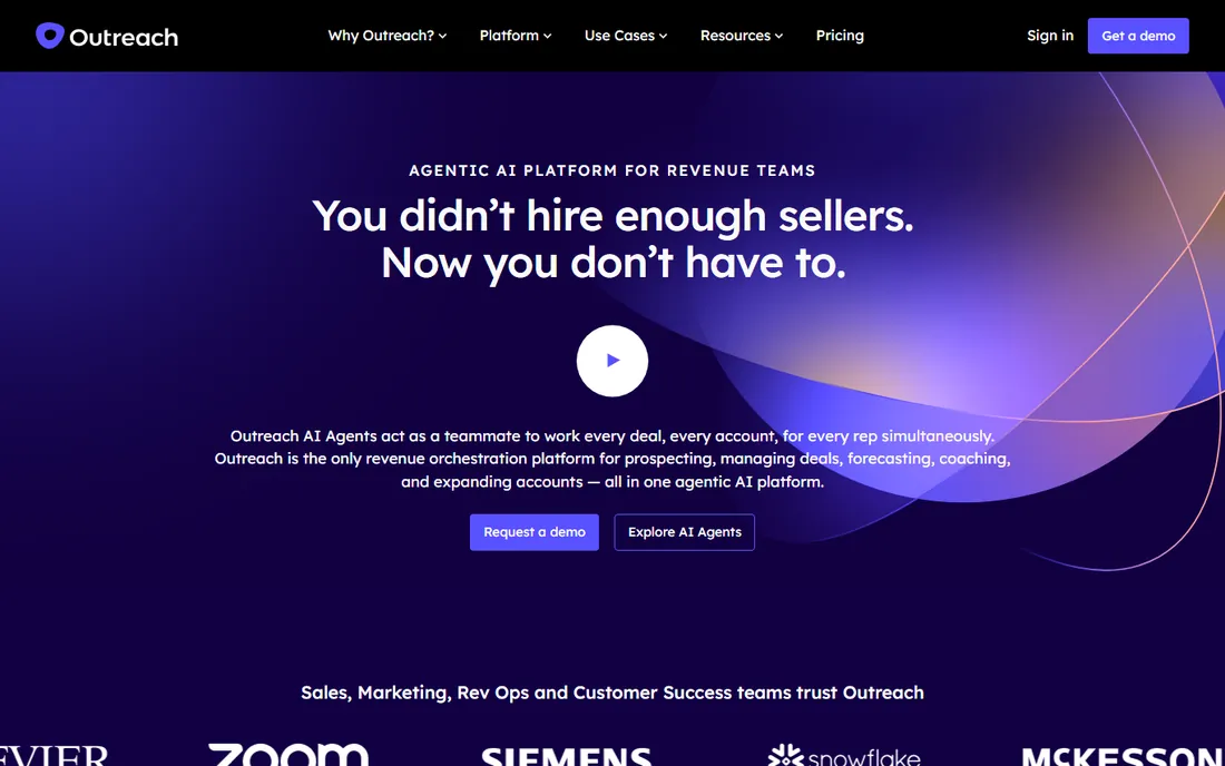 Outreach homepage