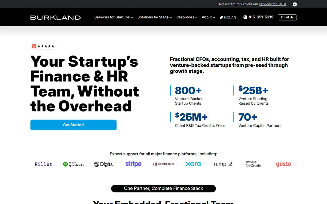 Burkland homepage